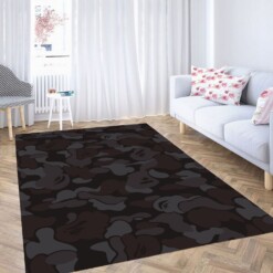 Bape One Tone Pattern Carpet Rug