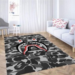 Bape Shark Face Carpet Rug