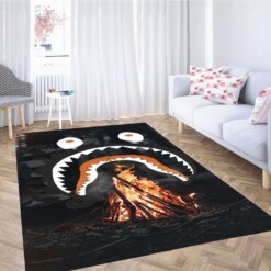 Bape Wildfire Living Room Modern Carpet Rug