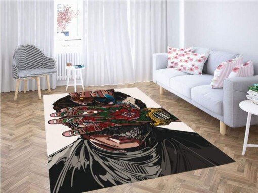 Barbershop Art Carpet Rug