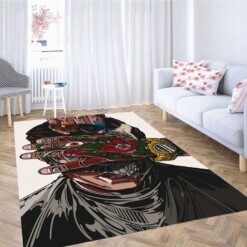 Barbershop Art Living Room Modern Carpet Rug