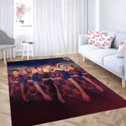 Barcelona Wallpaper Living Room Modern Carpet Rug
