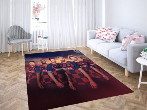 Barcelona Wallpaper Living Room Modern Carpet Rug