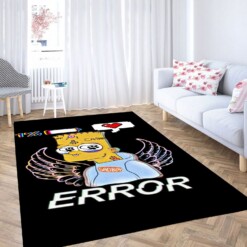 Bart Simpson Sad Carpet Rug