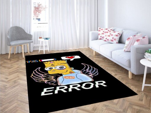 Bart Simpson Sad Carpet Rug