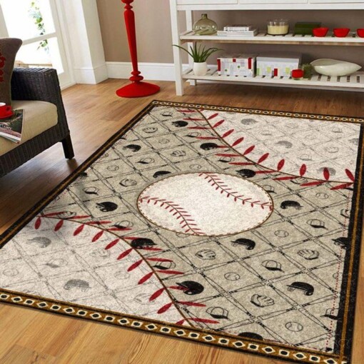 Baseball Lovers Rectangle Limited Edition Rug