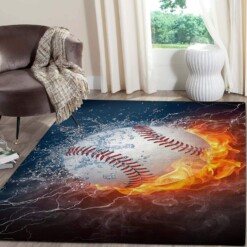 Baseball Of American Area Limited Edition Rug