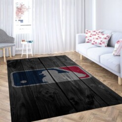 Baseball Players Living Room Modern Carpet Rug