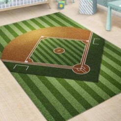 Baseball Rug