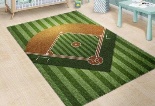 Baseball Rug