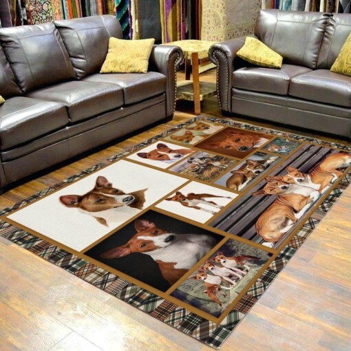 Basenji Cute Area Limited Edition Rug