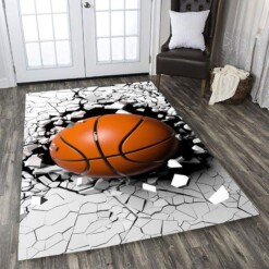 Basketball Break Through Rectangle Limited Edition Rug