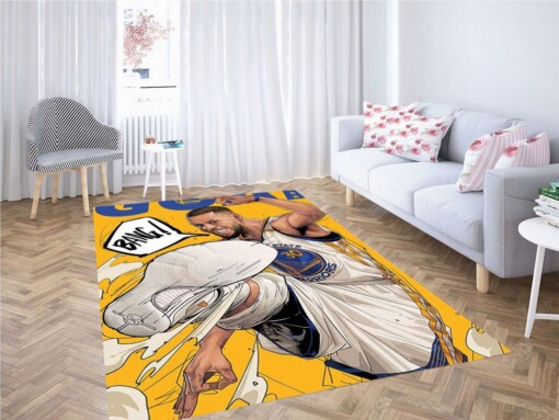 Basketball Comics Living Room Modern Carpet Rug