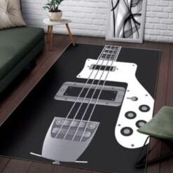 Bass Guitar Rectangle Limited Edition Rug