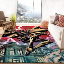 Batgirl Comics Rug  Custom Size And Printing