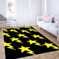 Bathing Ape Logo Yellow Carpet Rug