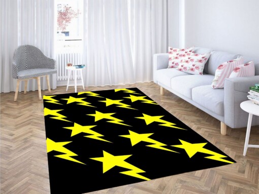 Bathing Ape Logo Yellow Carpet Rug