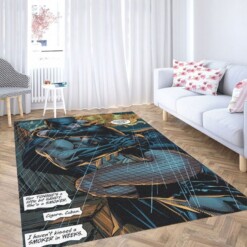 Batman And Black Canary Kiss Living Room Modern Carpet Rug