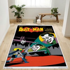 Batman and Joker Rug  Custom Size And Printing