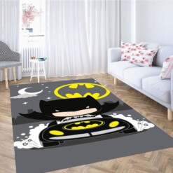 Batman Cartoon Wallpaper Living Room Modern Carpet Rug