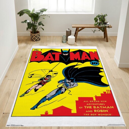 Batman Comics Rug  Custom Size And Printing