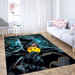 Batman Happy Pin Living Room Modern Carpet Rug