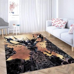 Batman Pose Comic Carpet Rug