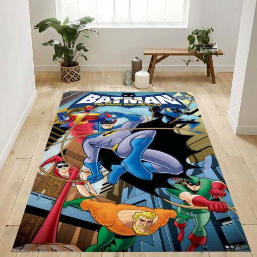 Batman The Brave And The Bold Rug  Custom Size And Printing