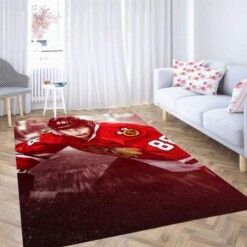 Bauer Blackhawks Player Carpet Rug