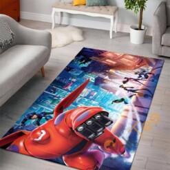 Baymax Big Hero Disney Movies Lover Designer Inspired Christmas Rug