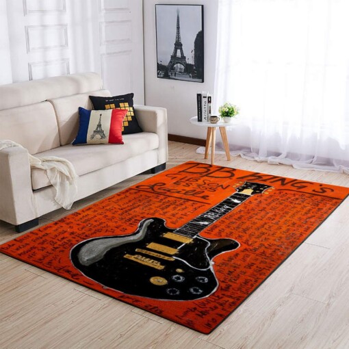Bb King Lucille Gibson Limited Edition Rug