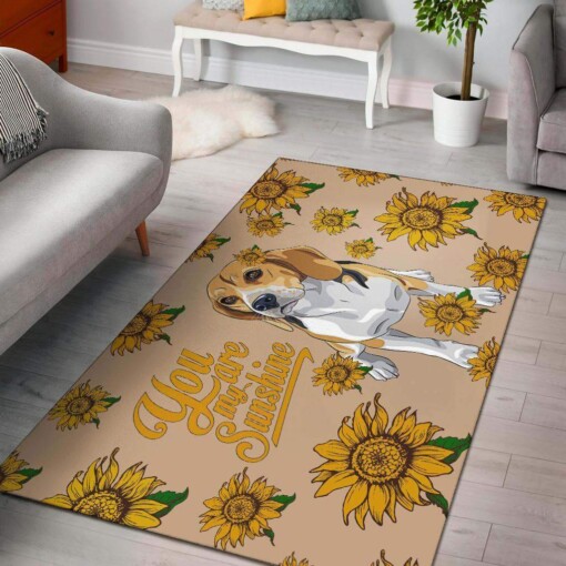 Beagle You Are My Sunshine Limited Edition Rug