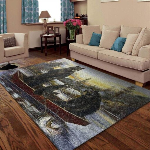 Bear Fishing Limited Edition Rug