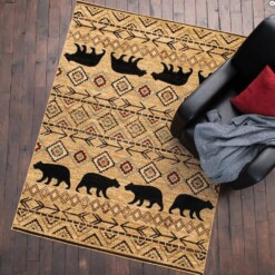 Bear Tracks Lodge Limited Edition Rug