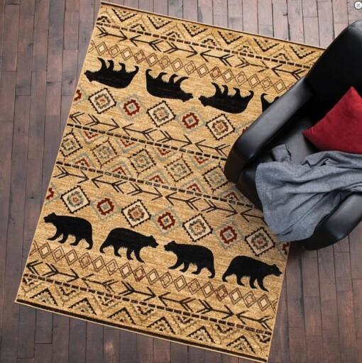 Bear Tracks Lodge Limited Edition Rug