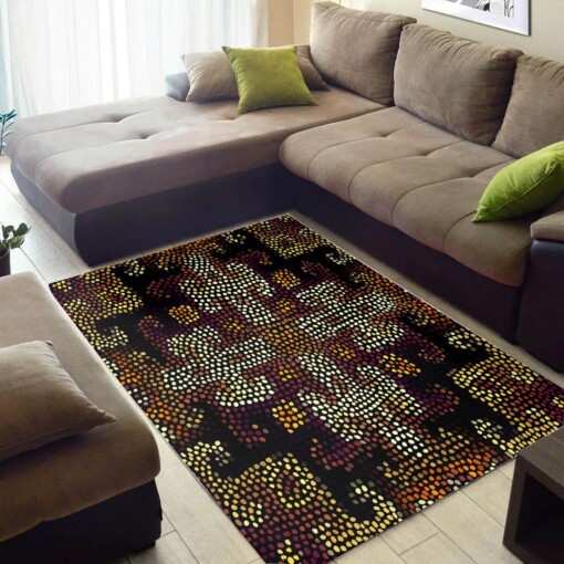 Beautiful African Holiday American Black Art Ethnic Seamless Pattern Design Floor Carpet Style Rug