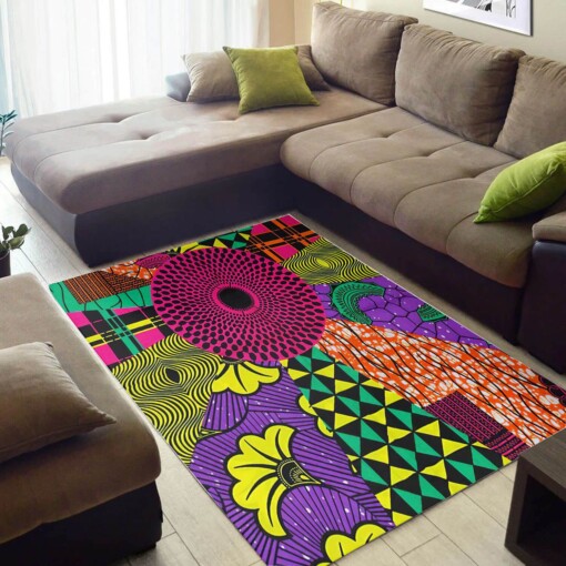 Beautiful African Style Awesome American Ethnic Seamless Pattern Carpet Living Room Rug
