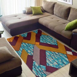 Beautiful African Unique Ethnic Seamless Pattern Themed Carpet Home Rug
