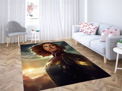 Beautiful Of Captain Marvel Carpet Rug