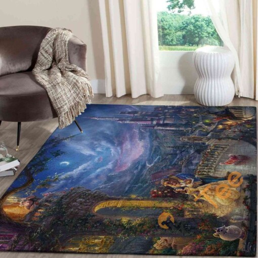 Beauty And The Beast Area Rug