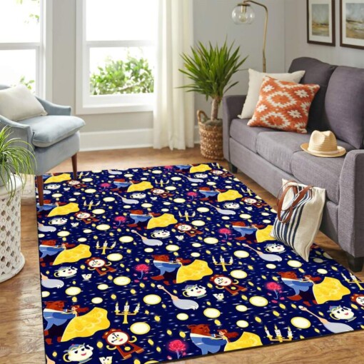 Beauty And The Beast Carpet Rug