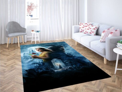 Beauty And The Beast Wallpaper Living Room Modern Carpet Rug