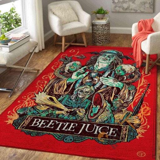 Beetlejuice Area Rug