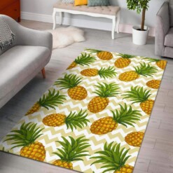 Beige Zig Zag Pineapple Limited Edition Rug