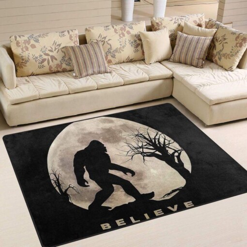 Believe Bigfoot Rectangle Limited Edition Rug