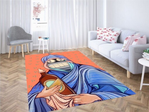 Bender Futurama Living Room Modern Carpet Rug