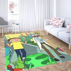 Best Rick And Morty Wallpaper Carpet Rug