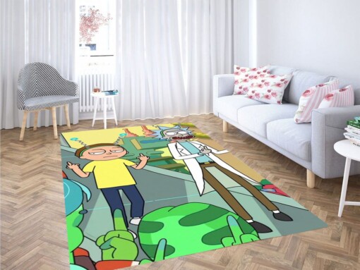 Best Rick And Morty Wallpaper Living Room Modern Carpet Rug