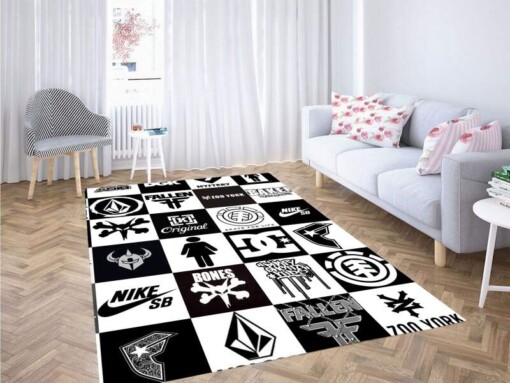 Big Brand Skateboard Wear Carpet Rug