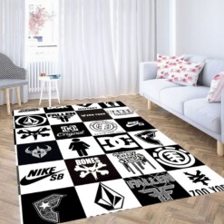 Big Brand Skateboard Wear Living Room Modern Carpet Rug